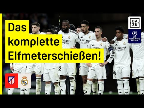 Das komplette Elfmeterschießen: Atletico Madrid - Real Madrid | UEFA Champions League | DAZN