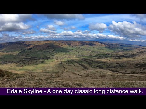 The Edale Skyline. A classic, challenging one day walk in the Peak District.