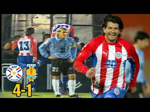 Paraguay 4 vs 1 Uruguay | Eliminatorias al Mundial 2006 (Relato Rubén Darío)