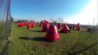 preview picture of video 'Thiverval Paintball Club - Training 17/02/2013 - 1'