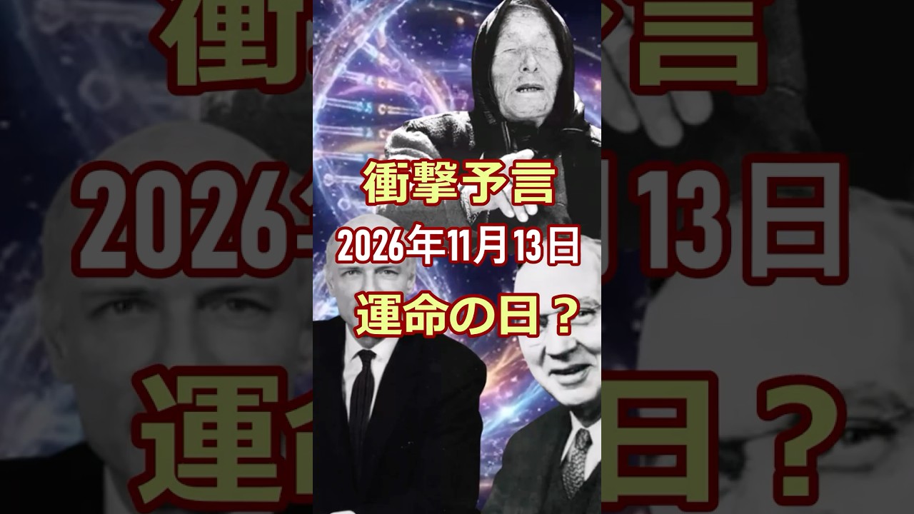 【衝撃予言】科学と予言が一致！2026年11月13日人類の「限界点」とは？  #都市伝説 #2026年予言#ミステリー