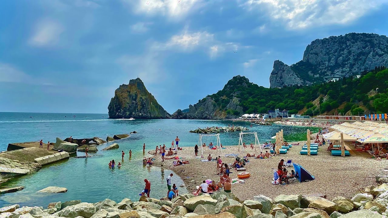 Симеиз. Обалдеть как преобразился пляж! Отдыхающие рванули в море несмотря на запрет! Крым 2021