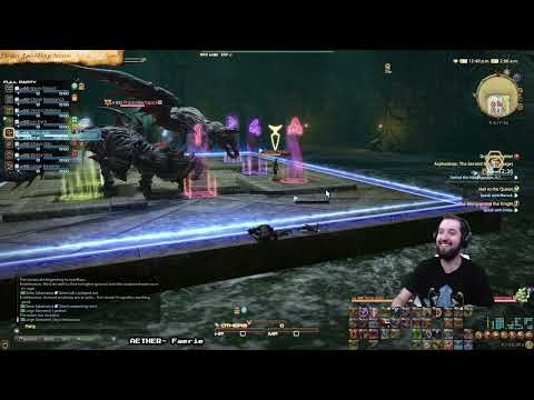 Streamer reacts to funny mechanic fail in Pandaemonium Savage in FF14 Endwalker