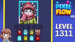 Pixel Flow Level 1311 Solution Walkthrough
