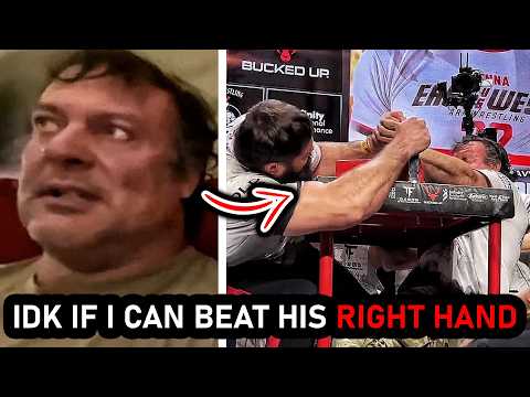 DEVON EXPLAINS HOW HARD IT IS TO ARMWRESTLE VITALY LALETIN