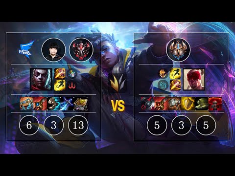 AF Dread Ekko vs Lee Sin Jungle - KR Patch 10.13