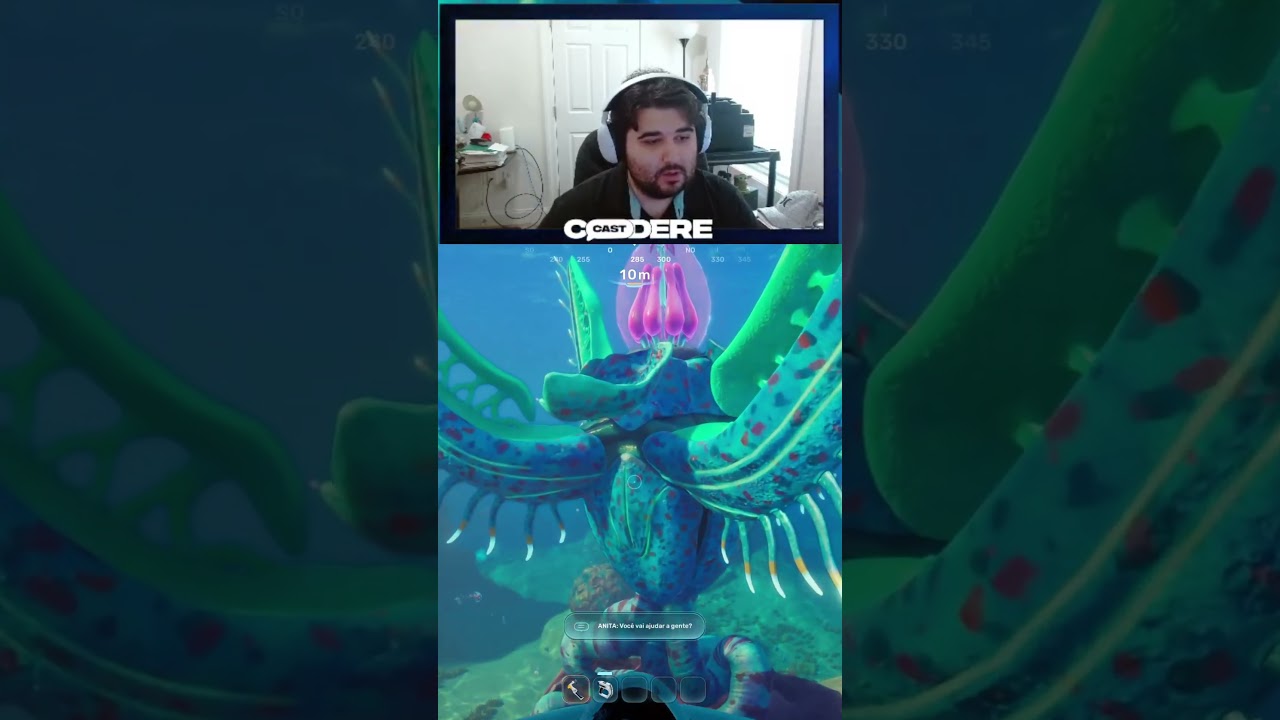 briga de peixes e eu com medo em #subnautica2 #subnautica #clipes #gamepass #gameplay #shorts #fyp