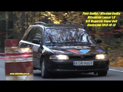 Dudka Piotr / Dudka Wiesław Mitsubishi Lancer 1 6   KJS Magurski Super OeS 13 10 2013