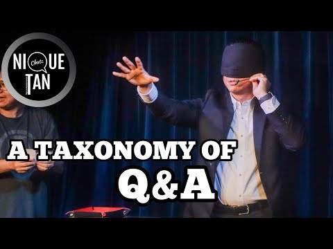 Nique Tan Chats - A Taxonomy of Q&A by Nestor Dee