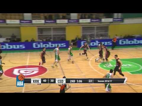 ABA Liga 2016/17 highlights, Round 19: Krka - Cedevita (22.1.2017)