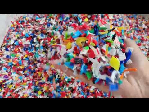 New type PET bottle sorting and washing line.