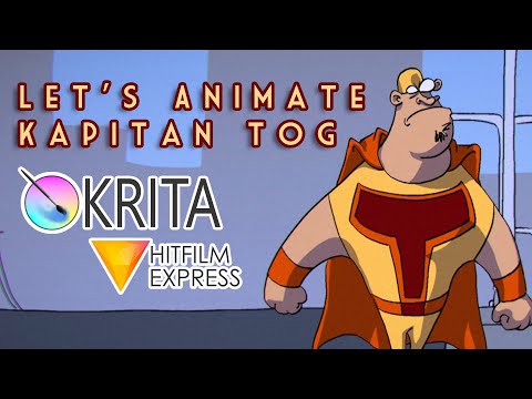 Let's Animate - Krita: Kapitan Tog