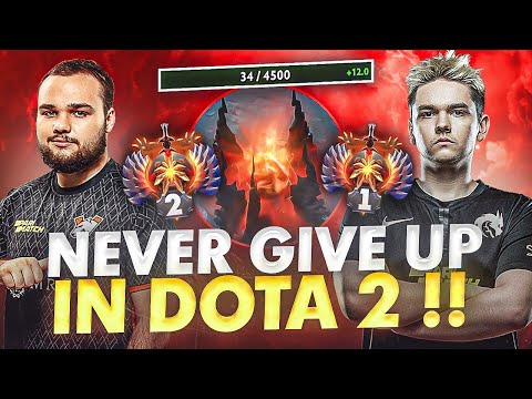The Reason why you should NEVER give up in Dota 2