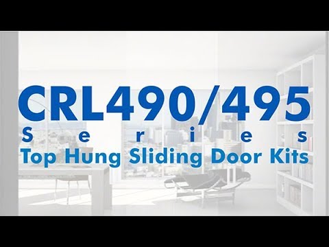 CRL 490/495 Top Hung Sliding Glass Door Kits