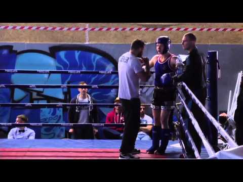 V Warszawski Turniej Muay Thai Wojciech Błażejowski vs Paweł Daniszewski kat. 81 kg.