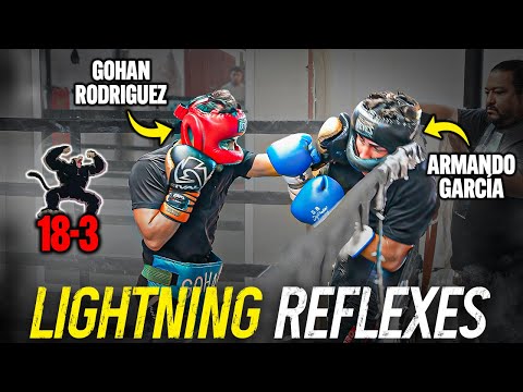 UNREAL! 18-3 Pro Boxer Shows Off LIGHTNING REFLEXES In Sparring!