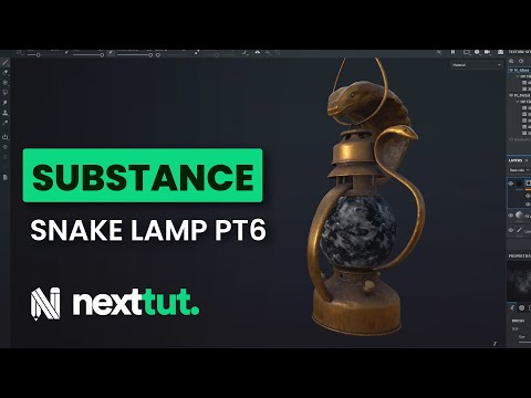 MAYA TUTORIAL Snake Lamp Cinematic Asset part 1