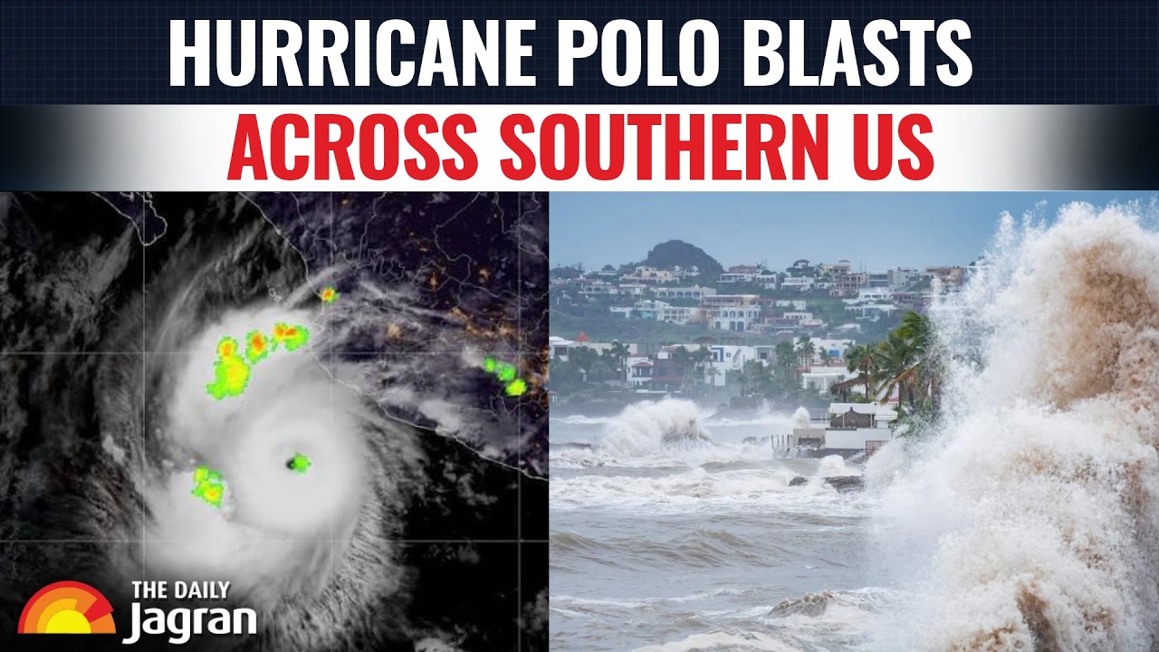 Hurricane Polo Blasts Across Mexico With Powerful Winds | Mexico storm update | US Weather Update