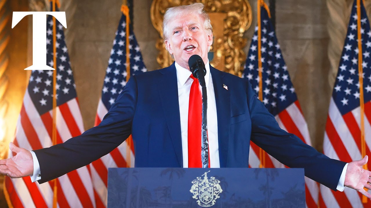 LIVE: Donald Trump holds surprise press conference in Los Angeles