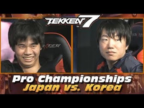 Tekken 7 - Japan Vs Korea - Pro Championship feat. Dimeback, JDCR, Noroma, Nobi