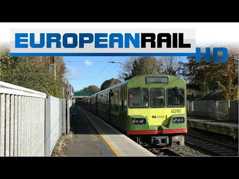 Iarnród Éireann Irish Rail DART 8100 EMU 8112 + 8104 + 8113 + 8118 departs Raheny Station