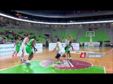 Union Olimpija - Unics Kazan 83:89 (2. krog, EuroCup LAST32 2015/2016)