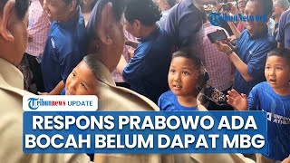 Prabowo Disapa Bocah yang Belum Terima MBG, RI 1 Langsung Perintahkan Bawahan Telusuri Sekolahnya
