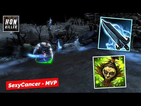 HoN The Madman NULLFIRE BLADE with SHRUNKEN HEAD - MVP