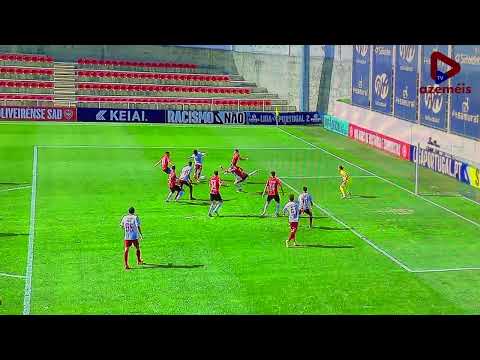 UD Oliveirense 2 x 2 SL Benfica B: O golo da polémica. Henrique Araújo em fora de jogo