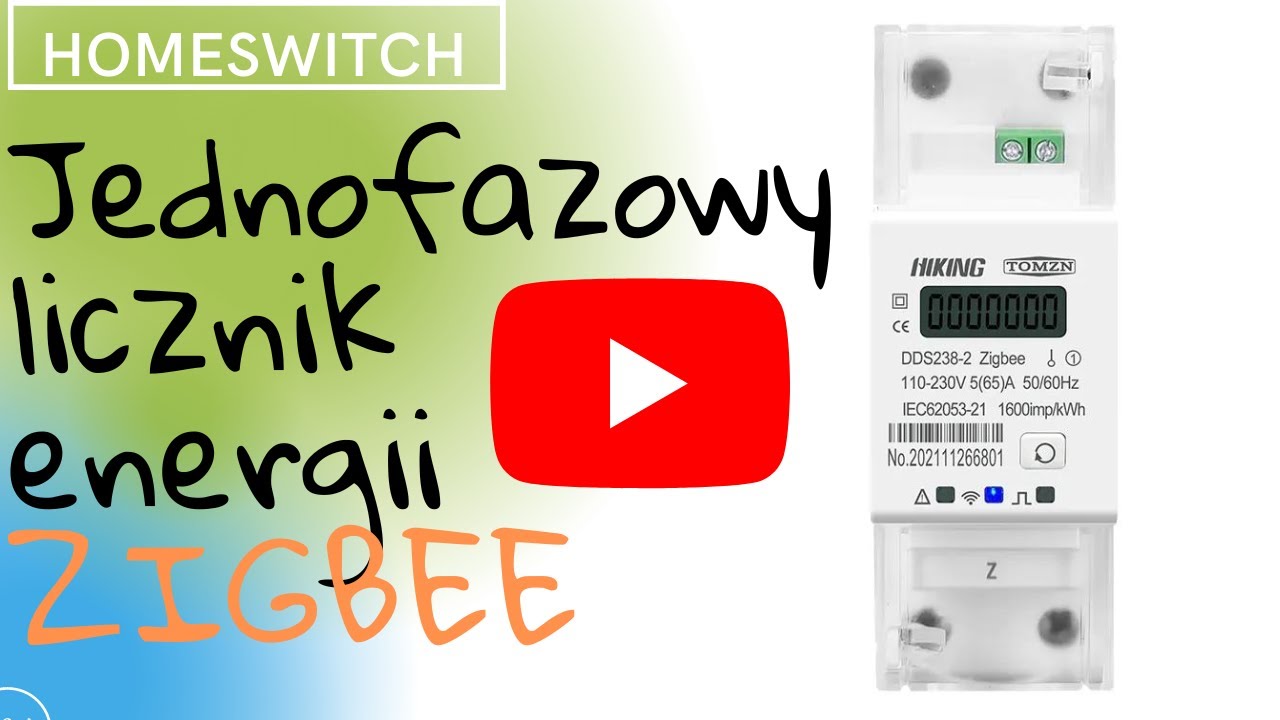 Inteligentny licznik energii Jednofazowy Tuya smart ZIGBEE