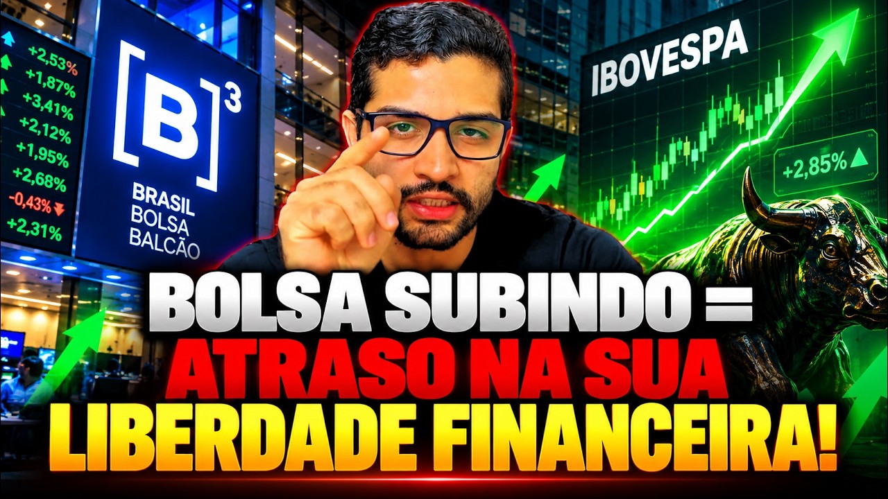 A BOLSA EM ALTA É RUIM PARA A SUA APOSENTADORIA? ATRAPALHA O SEU ENRIQUECIMENTO INVISÍVEL?
