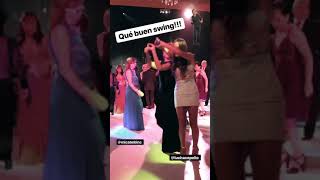 Hija de Anna Carina Copello bailando (Micaela)