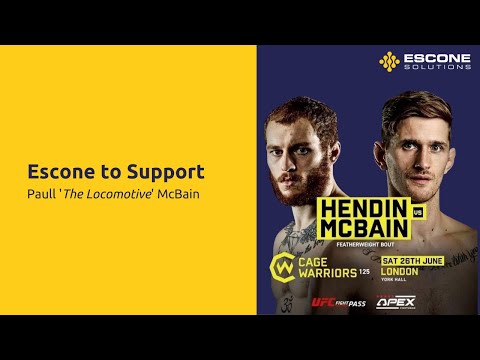 Escone Supporting Returning Cagewarriors Athlete