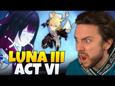 BIGGEST PLOT TWIST IN GENSHIN IMPACT HISTORY - 6.2 Luna III Act 6 Archon Quest Full Reaction