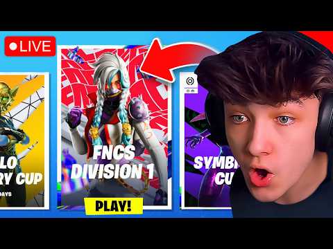 🔴LIVE! - FNCS TOURNAMENT in FORTNITE! (Day 1)