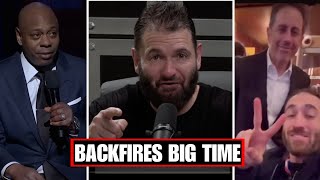 The episode delves into contrasting perspectives on humanity and empathy, using comedians Dave Chappelle and Jerry Seinfel...