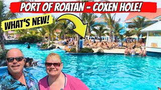 ROATAN'S UPGRADED Coxen Hole Cruise Port – FULL Walking Tour & What to Expect!