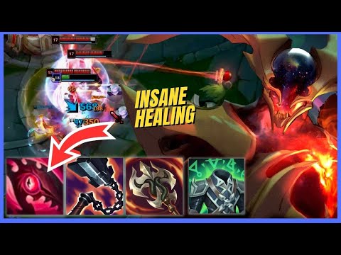 Red Kayn but I can out-heal the entire enemy team (INFINITE HEALING BUILD)