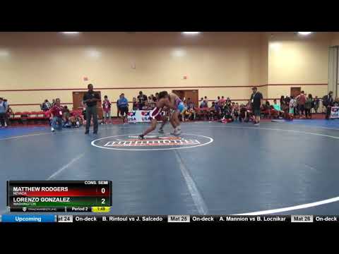 CADET 160 Matthew Rodgers Nevada Vs Lorenzo Gonzalez Washington
