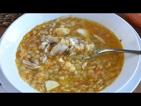 🍲 Sopa casera de pollo con estrellitas FÁCIL Y RECONFORTANTE