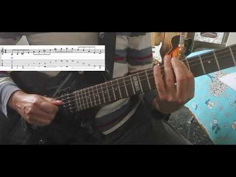 Frank Gambale AMaj9 & DSus Sweep Picking Arpeggios Lick (with tabs) - DP's Guitar Encyclopedia