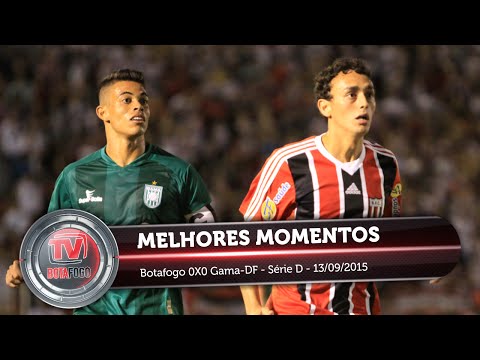 MELHORES MOMENTOS: Botafogo 0x0 Gama-DF - 13/09/2015