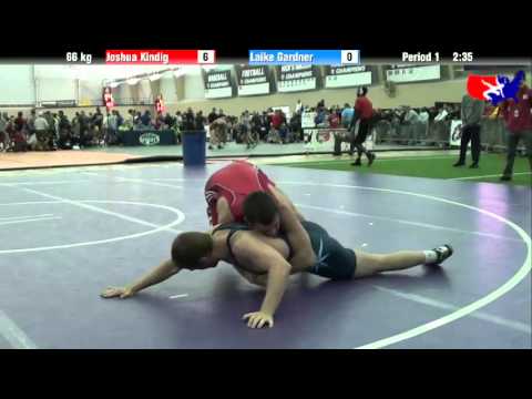 Joshua Kindig vs. Laike Gardner at 2013 ASICS University Nationals - FS