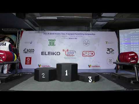 IPF 25 World Masters Men M4 59 - +120kgs