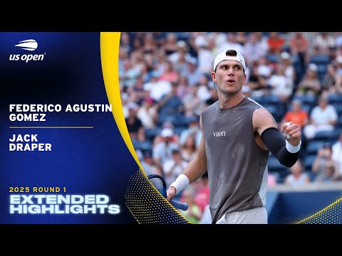 Federico Agustin Gomez vs. Jack Draper Extended Highlights | 2025 US Open Round 1