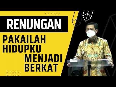 Pakailah Hidupku Menjadi Berkat - Pdt.  Dr. Rubin Adi Abraham