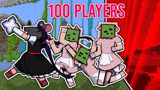 Trapping 100 Players in a World that Revolves Around Me