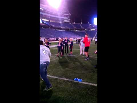 Gronk running drills