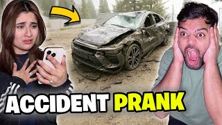 Scary Accident Prank 😱 | Gaari Mountain Se Gir Gayi 😭