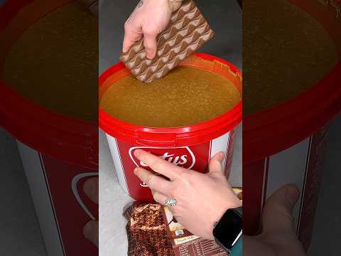 Giant Lotus Chocolate Bucket | ASMR